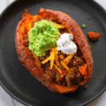 Taco Stuffed Sweet Potatoes