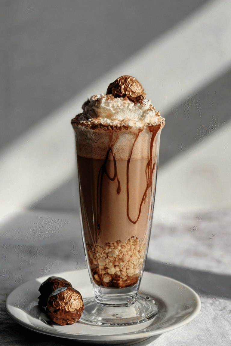 Ferrero Rocher Latte