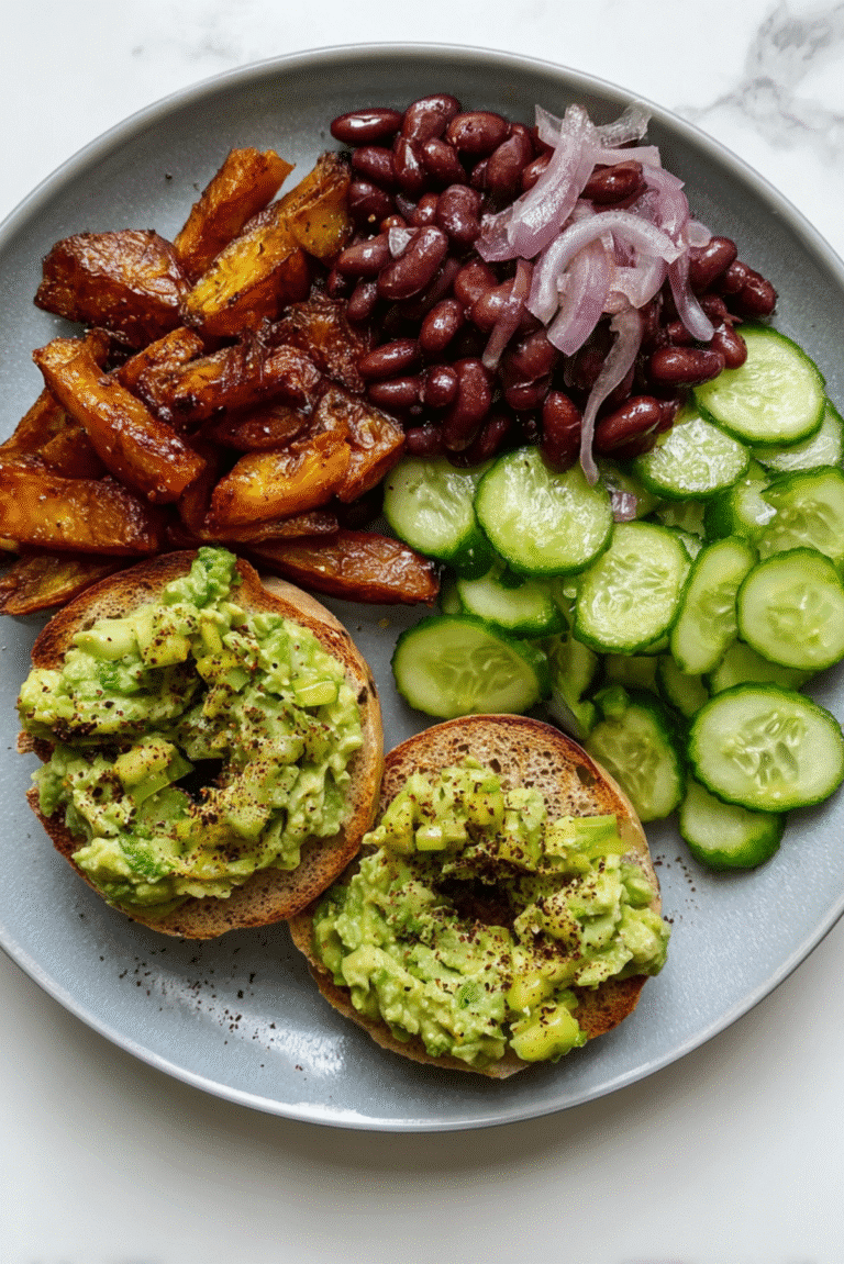 Avocado Bagel Brunch