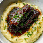Braised Chuck Roast with Mashed Potatoes