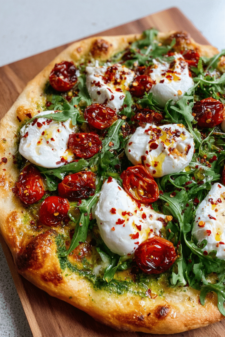 Burrata Caprese Pizza