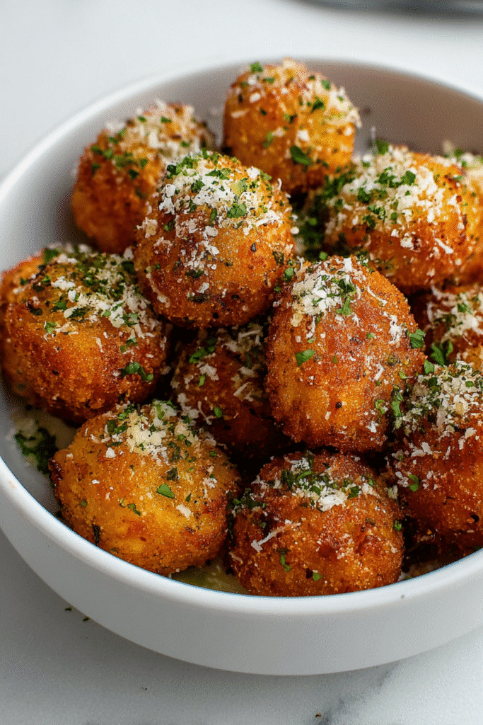 Crispy Cheesy Potato Balls