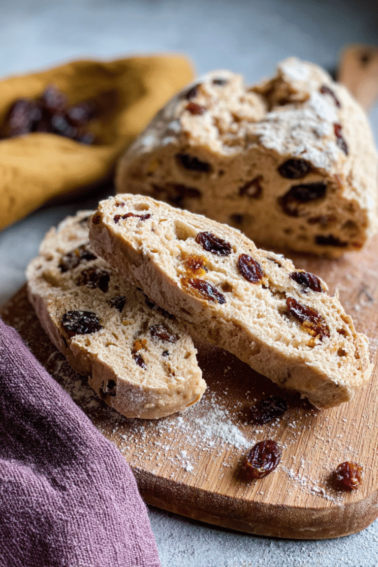 Cinnamon and Raisin Bread Made with Greek Yoghurt