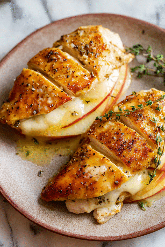 Apple & Brie Stuffed Chicken