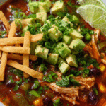 Crockpot Chicken Enchilada Soup