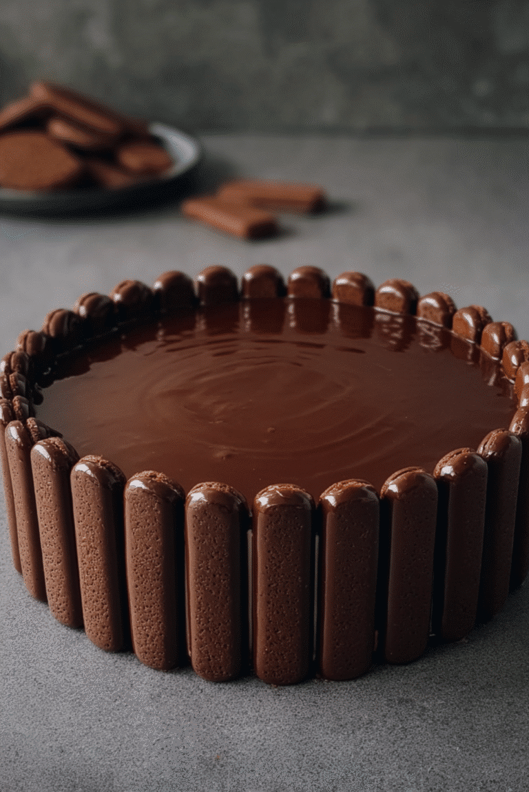 No-Bake Chocolate Cheesecake