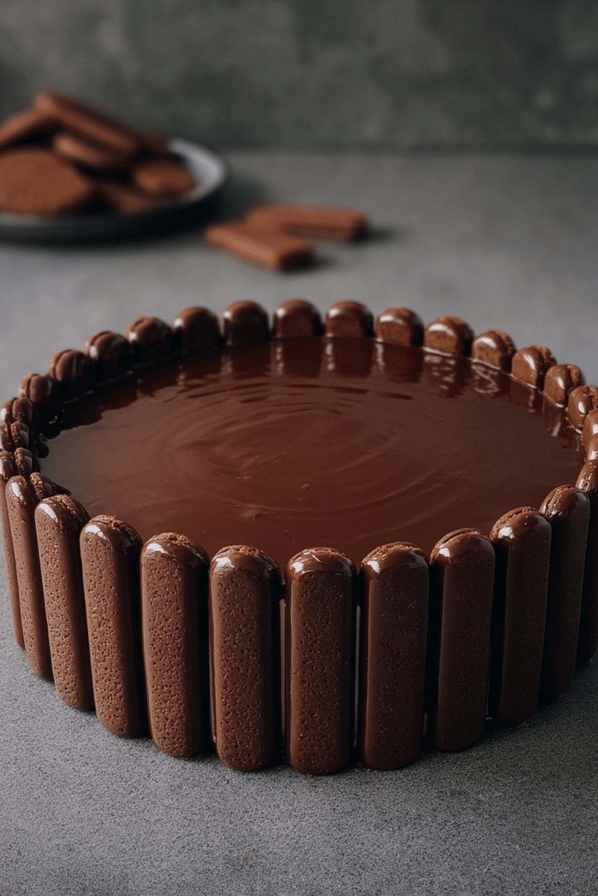 No-Bake Chocolate Cheesecake