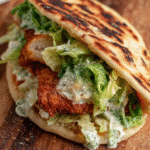 Crispy Chicken Caesar Pizza Sandwich