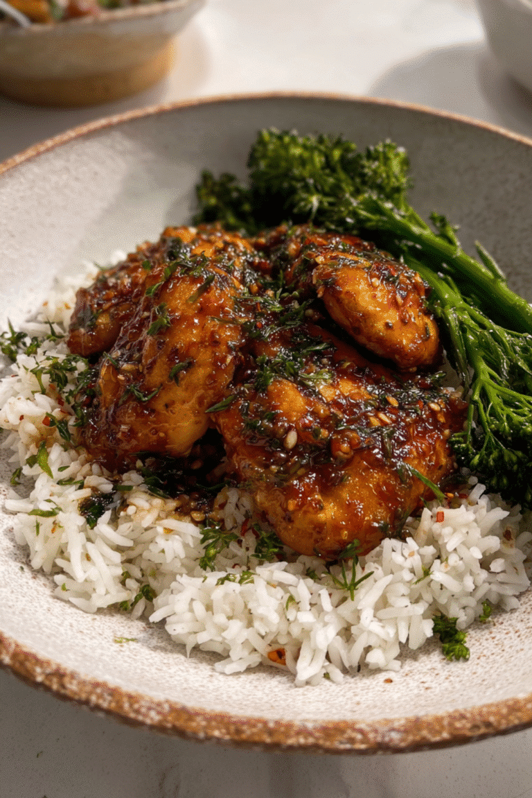 Honey Garlic Chicken