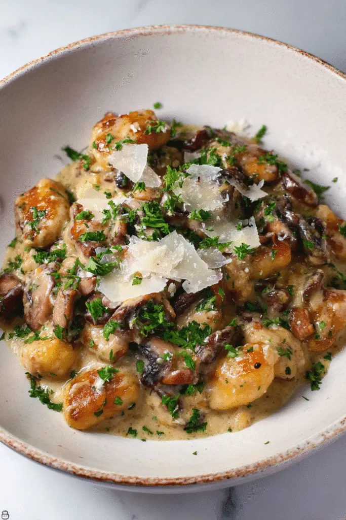 Mushroom & Chestnut Gnocchi