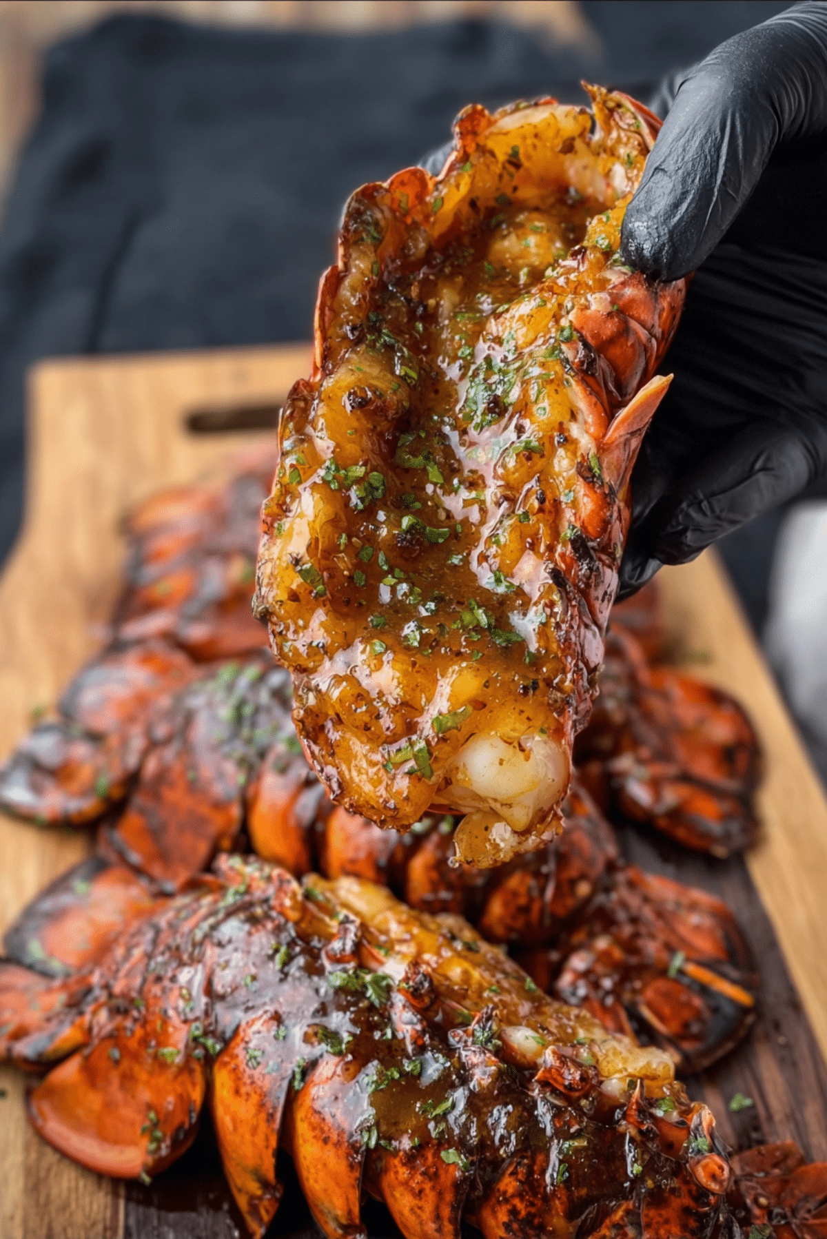 Cajun Honey Lobster Tails