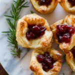 BAKED CRANBERRY BRIE BITES