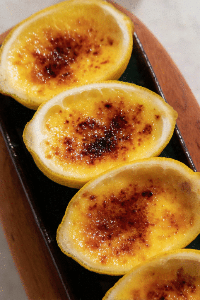 Lemon Brûlée Posset