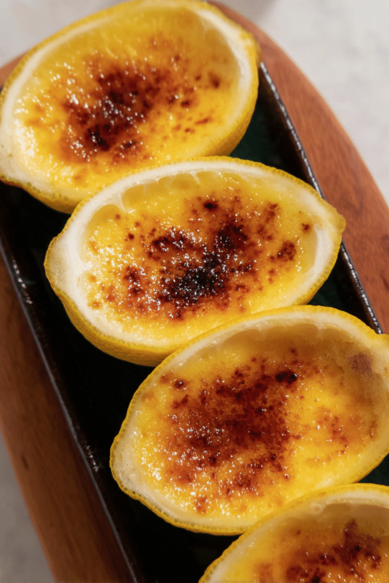 Lemon Brûlée Posset