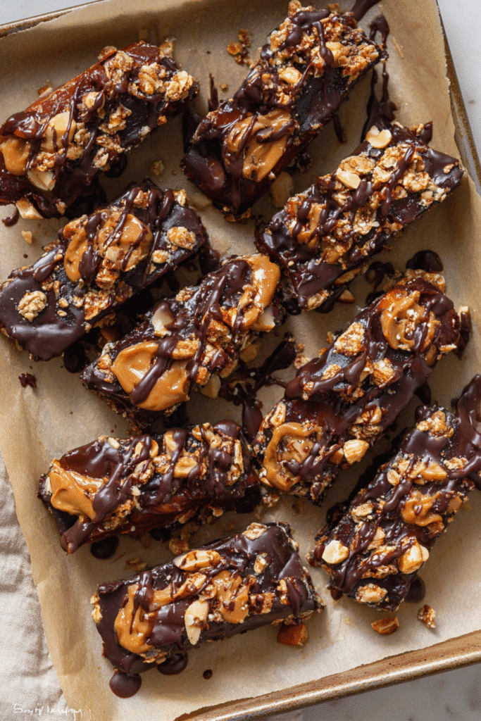 Date Bark “Snickers-style” Bars