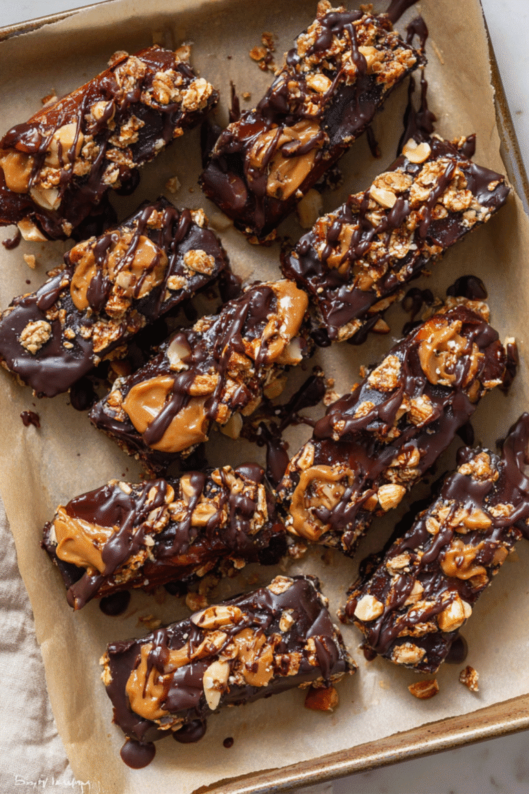 Date Bark “Snickers-style” Bars