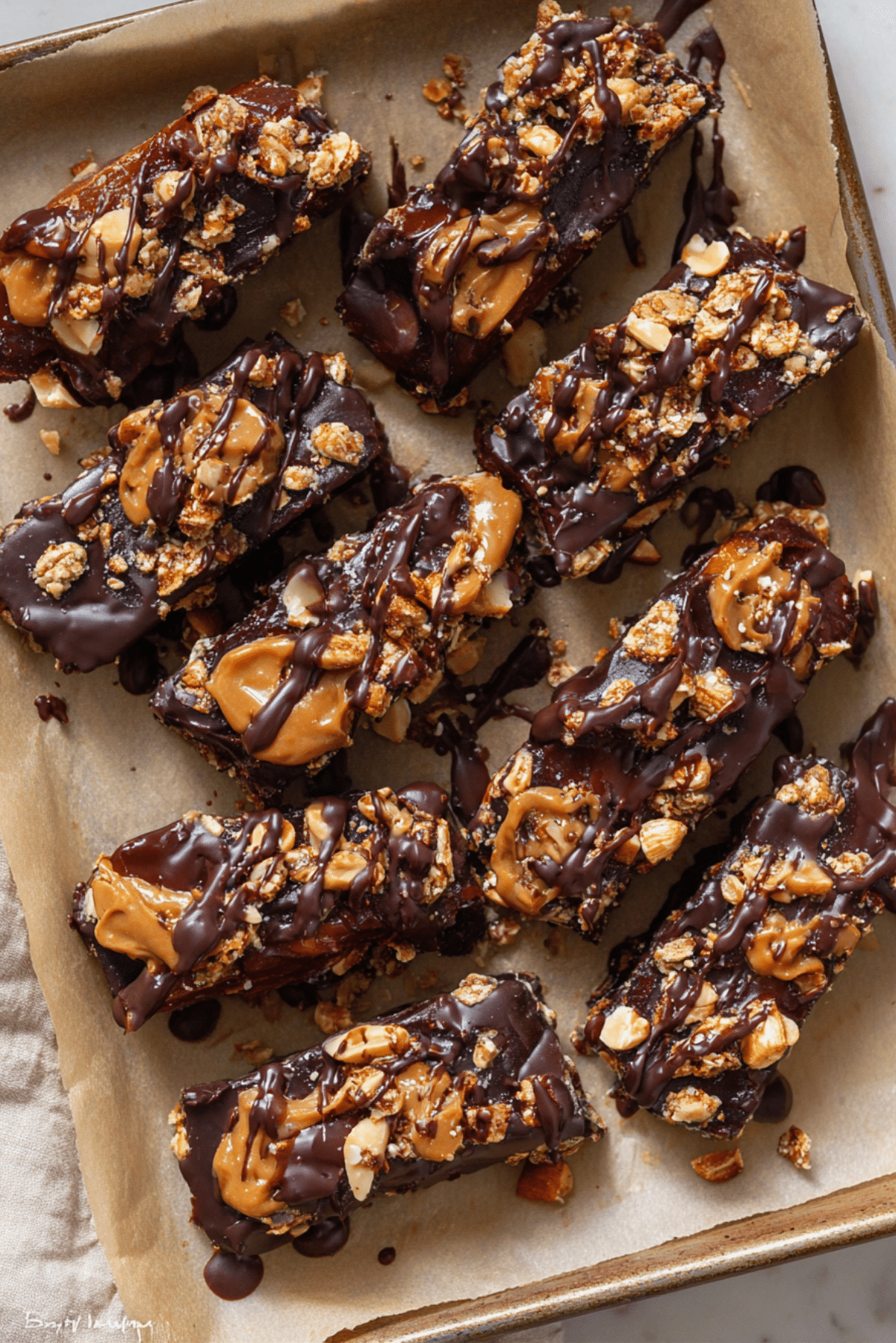 Date Bark “Snickers-style” Bars