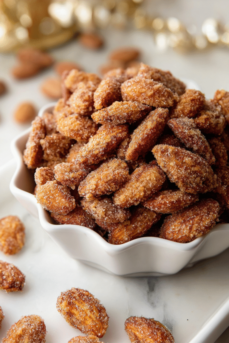 Holiday Candied Almonds