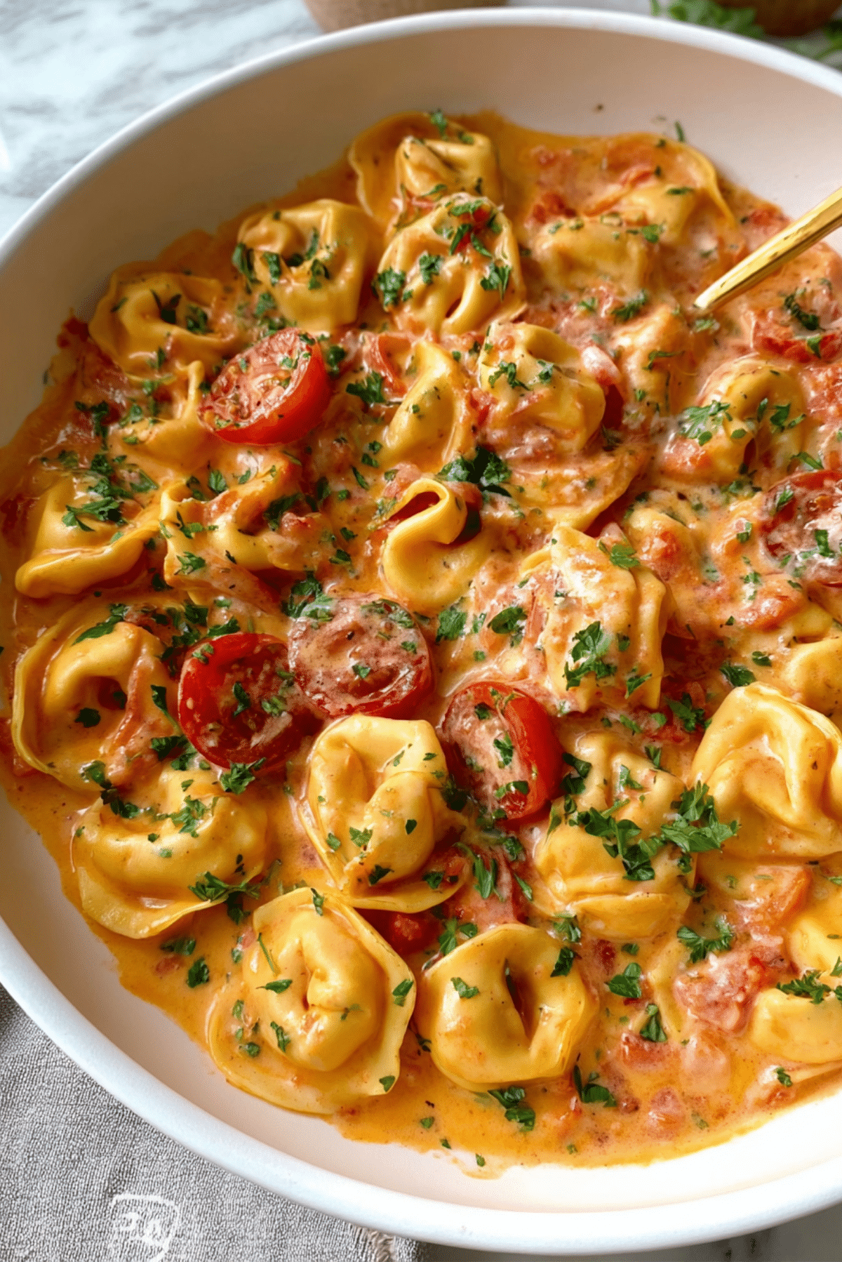 Creamy Tomato Tortellini