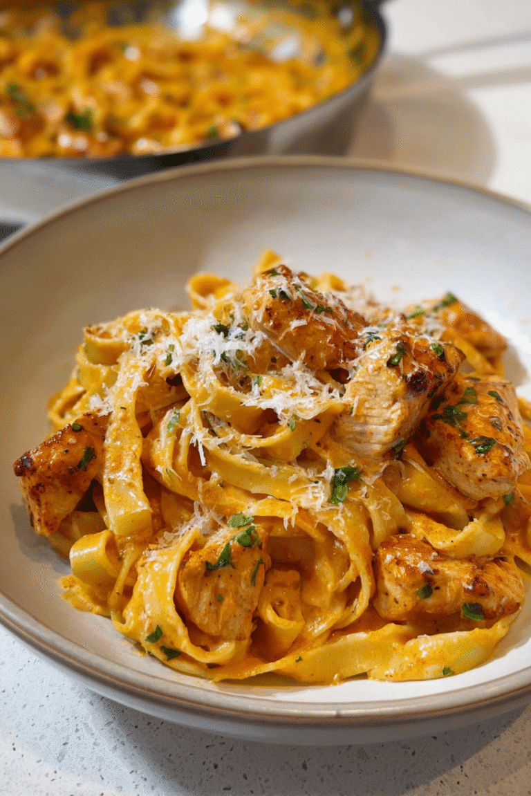Paprika Chicken Alfredo