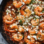 Baked Greek Shrimp Skillet With Feta