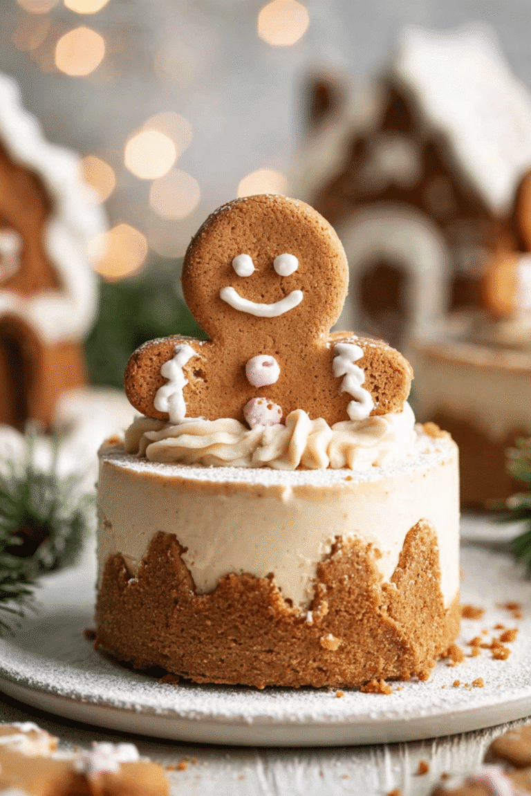 Gingerbread Cheesecakes