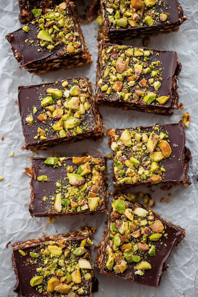 5-Minute Chocolate Date Crunch Bars
