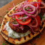 High-Protein Lentil Patties Sandwich