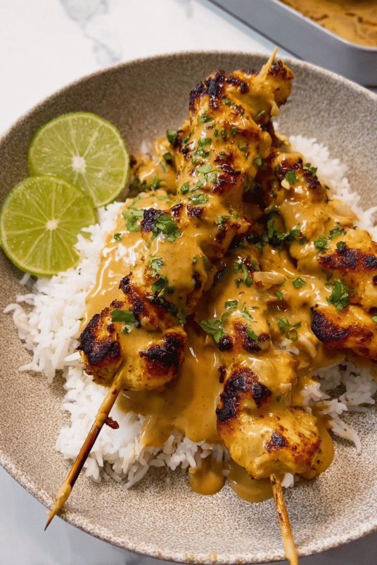 Thai Style Chicken Satay