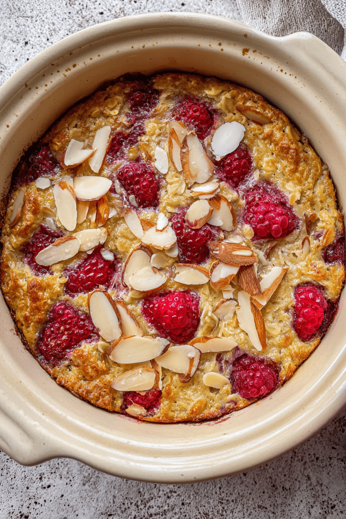 Raspberry Baked Oats