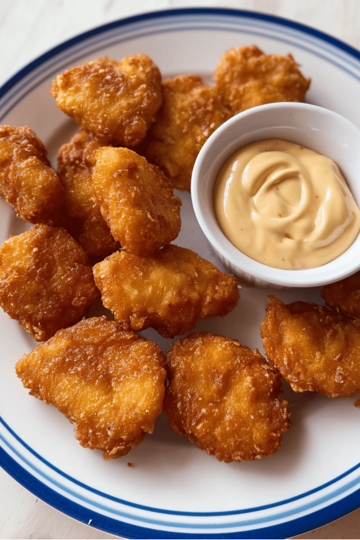 Crispy Chicken Nuggets with Raisins Cane’s Sauce