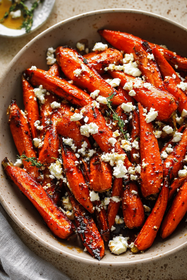 HONEY BALSAMIC ROASTED CARROTS