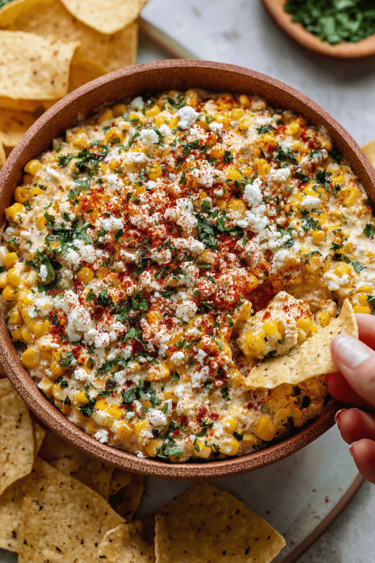 EASY MEXICAN STREET CORN DIP