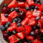 WATERMELON SUMMER BERRY SALAD