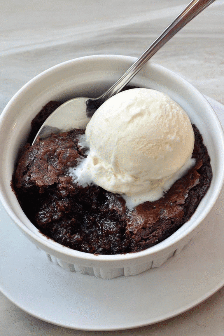 Ina Garten’s Brownie Pudding