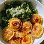 Pan-toasted Lemon Ricotta Ravioli Paired