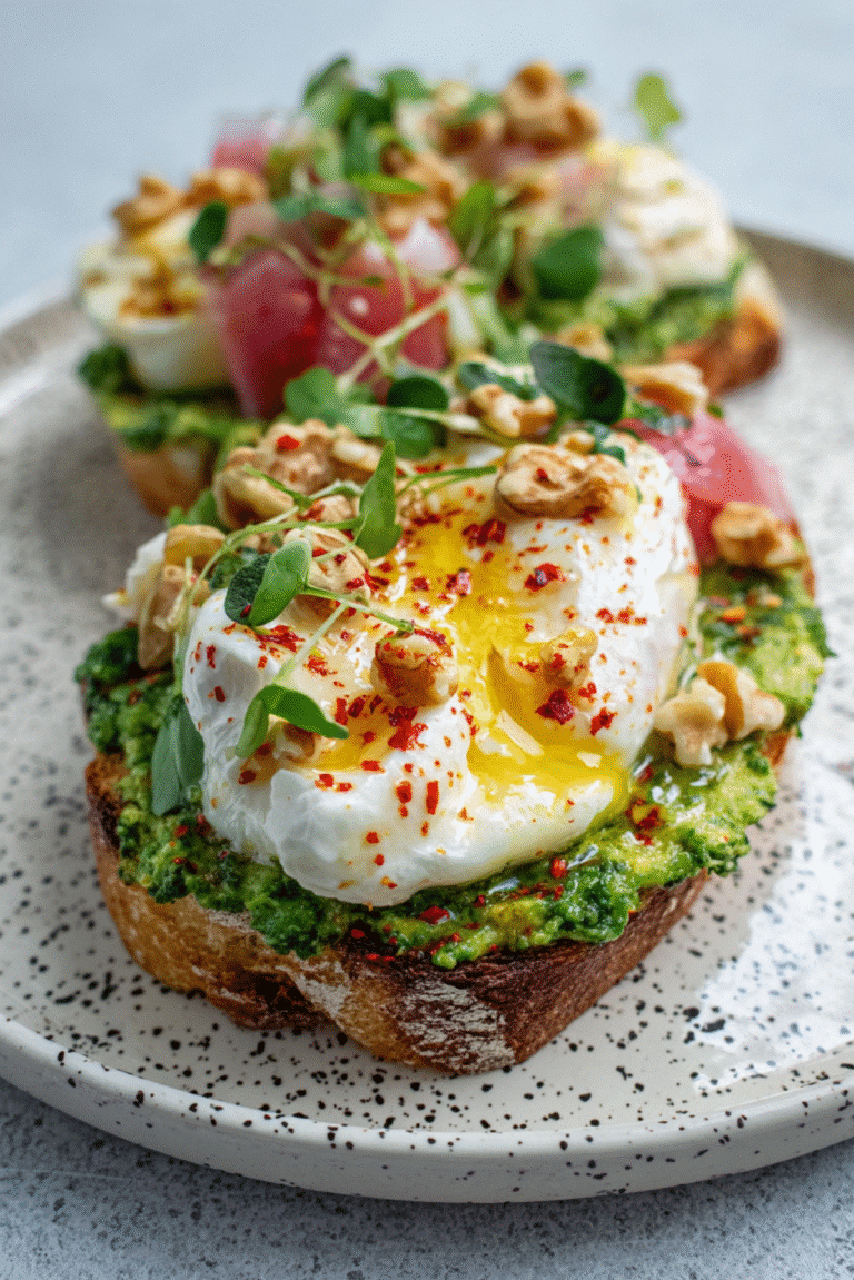Artichoke Pesto & Burrata Toast