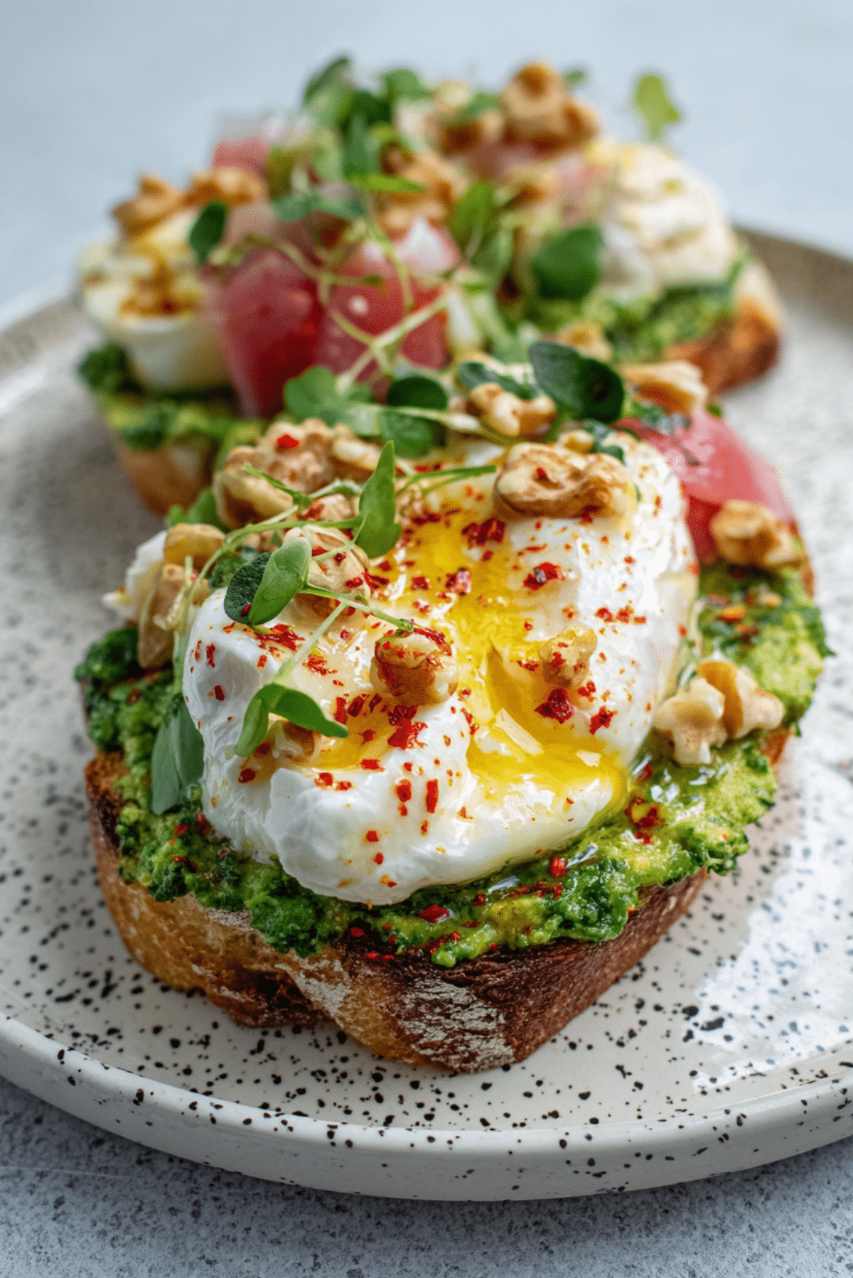 Artichoke Pesto & Burrata Toast