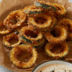 Crispy Zucchini Rings with Creamy Dip