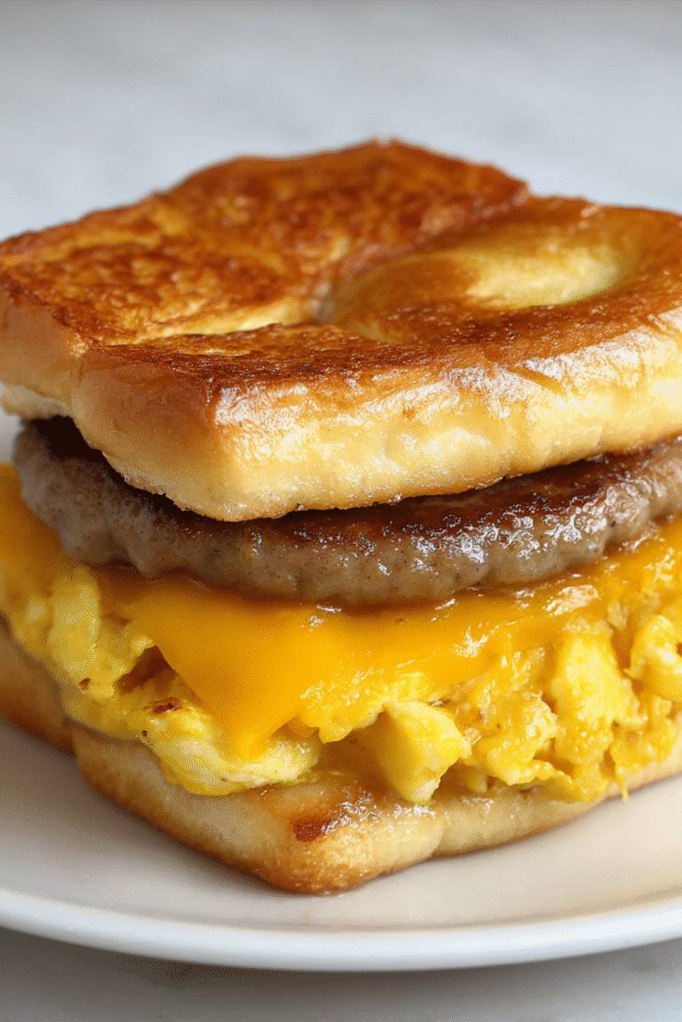 French Toast Breakfast Sandwiches
