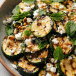 GRILLED ZUCCHINI WITH FETA & BASIL