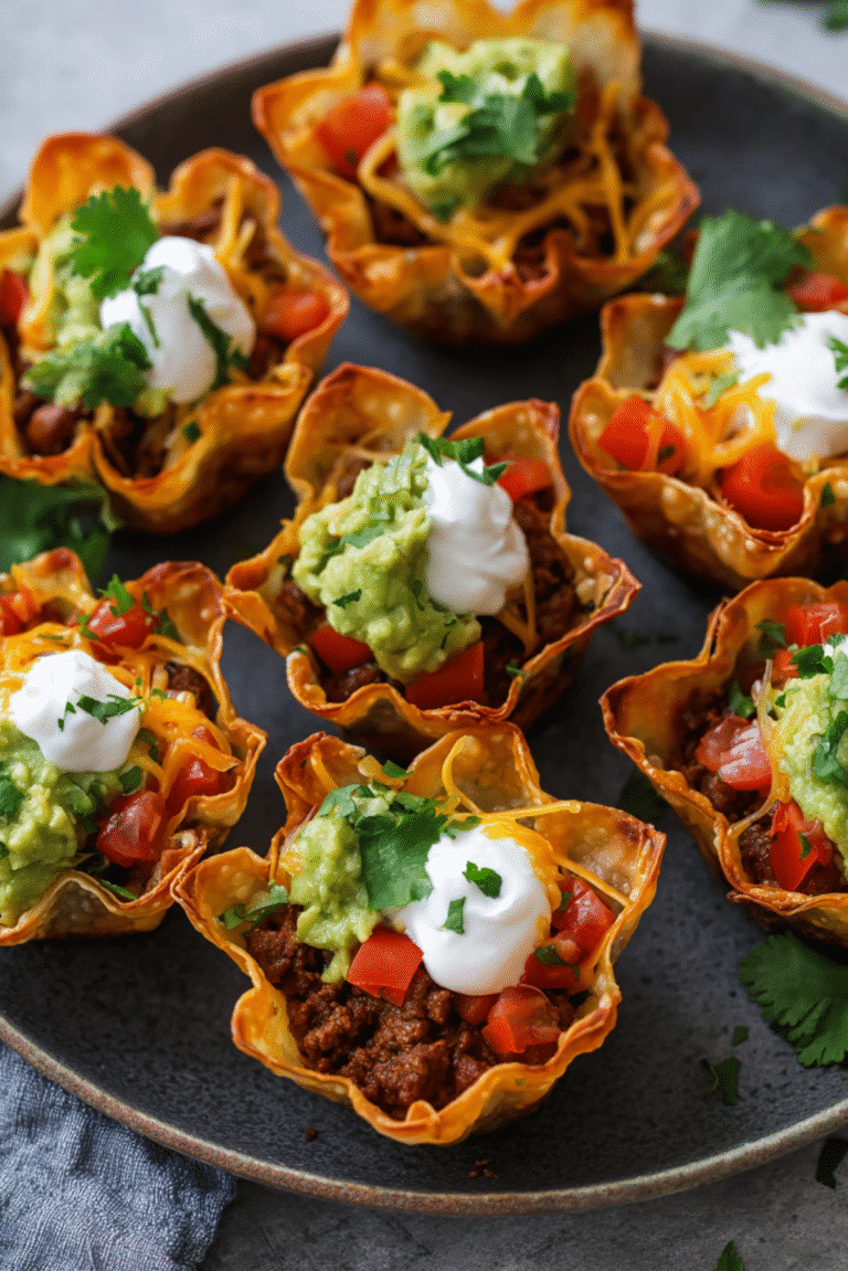 EASY TACO CUPS