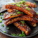 Sticky BBQ Corn Ribs
