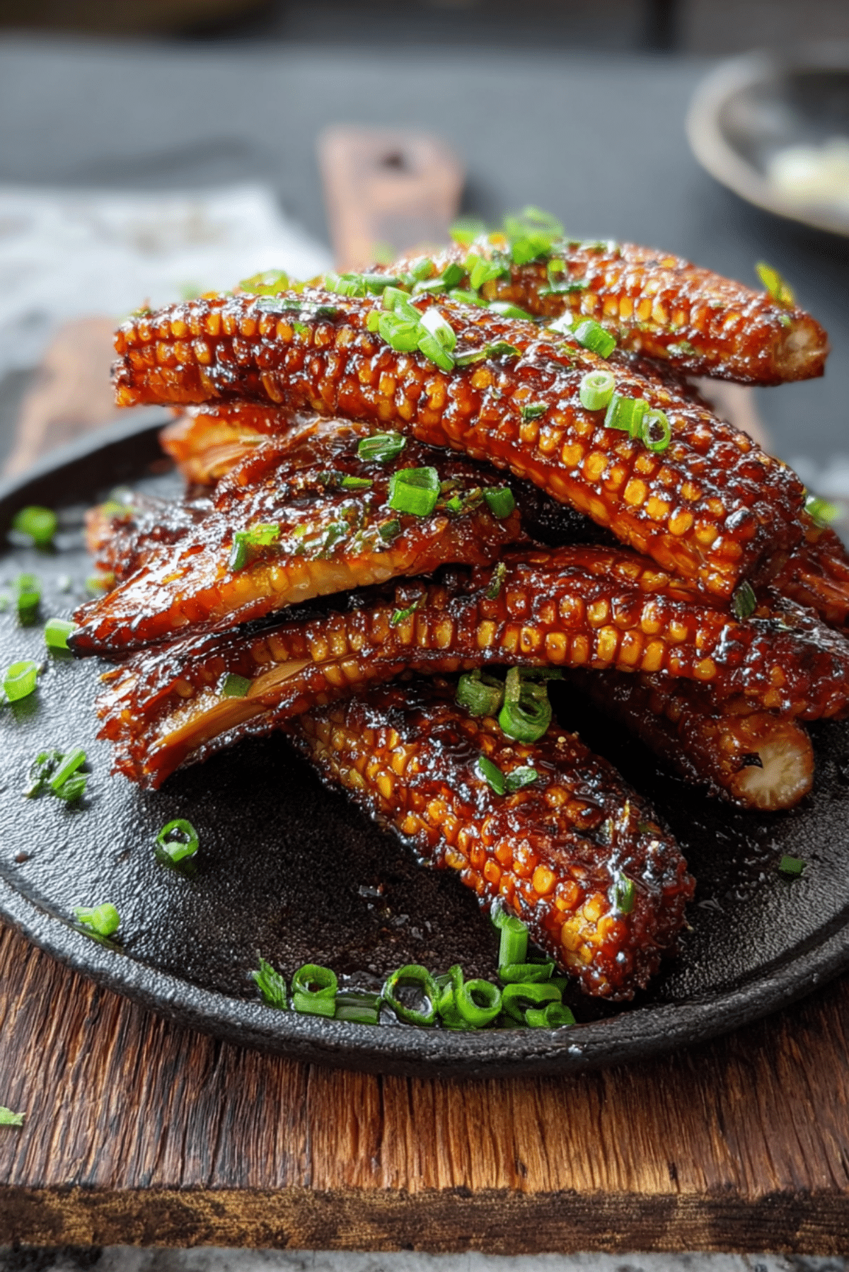 Sticky BBQ Corn Ribs