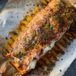 Crab Stuffed Salmon Fillet