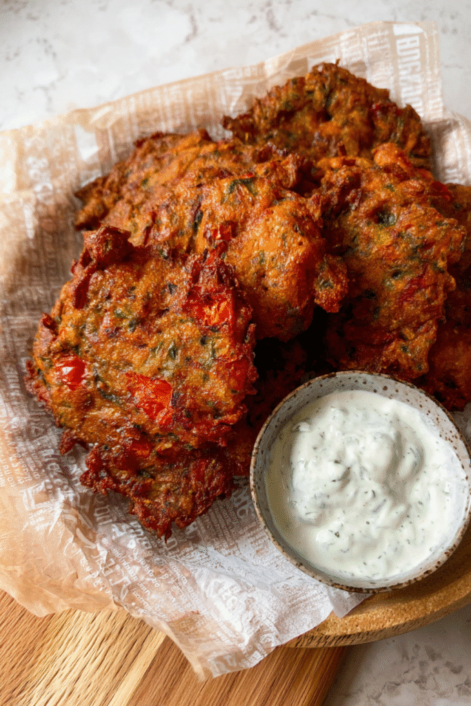 Tomato Fritters - Tomatokeftedes