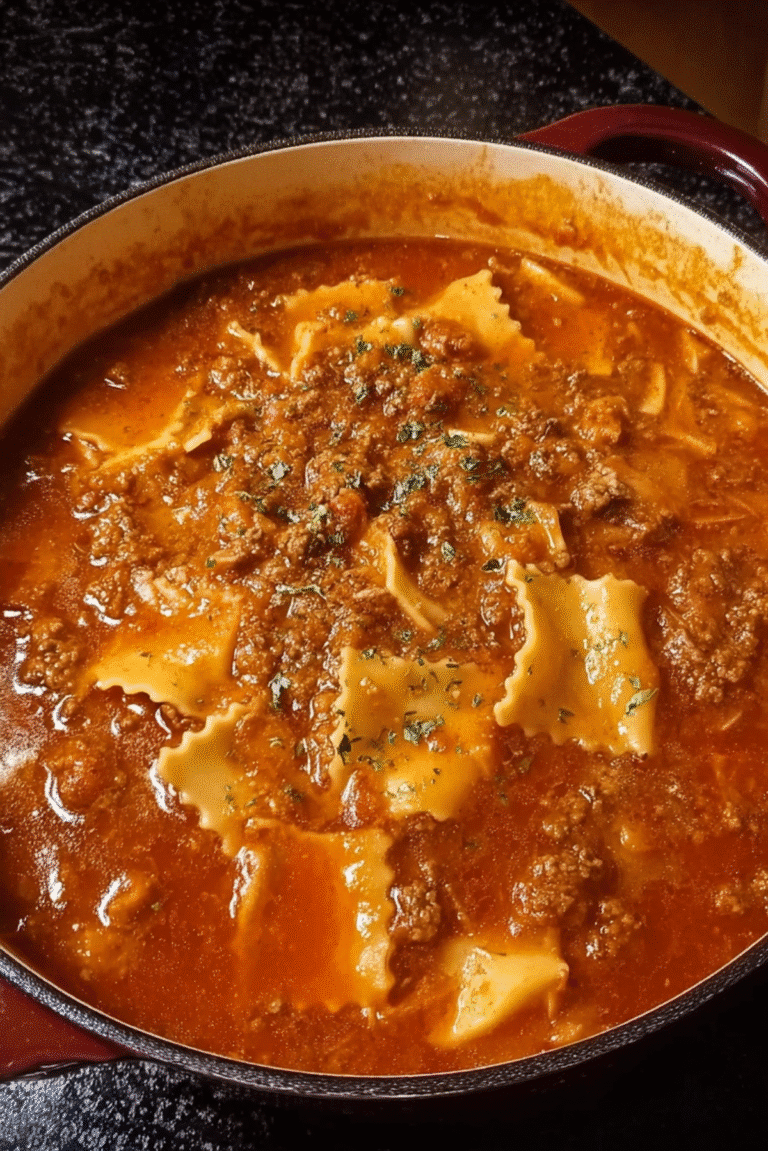 Lasagna Soup