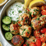 Mediterranean Chicken Meatballs Recipe