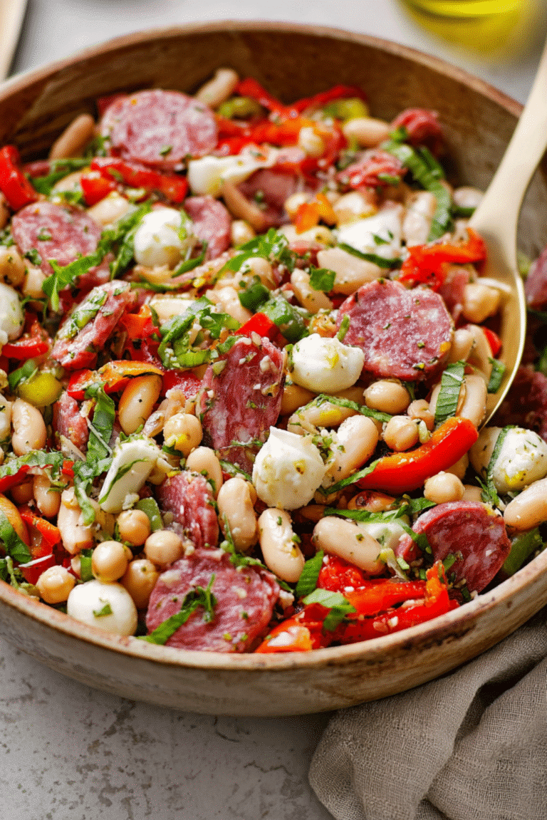 ITALIAN GRINDER BEAN SALAD!