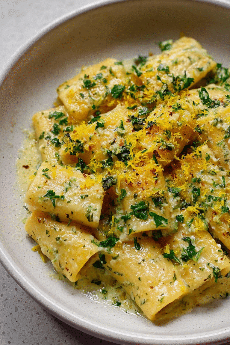 Lemon & Sage Rigatoni